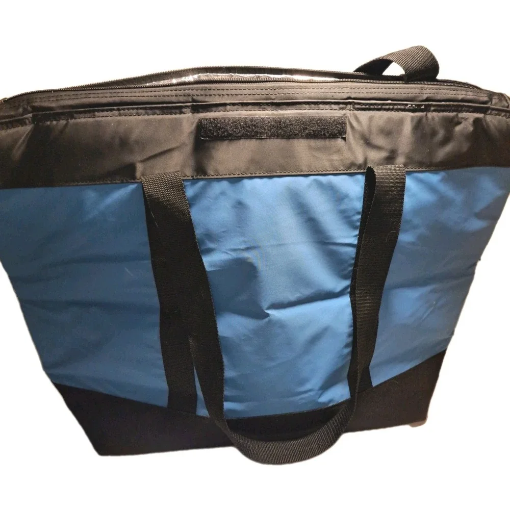 California Innovations X-LARGE Soft Sided Insulated Collapsible Cooler Bag Blue